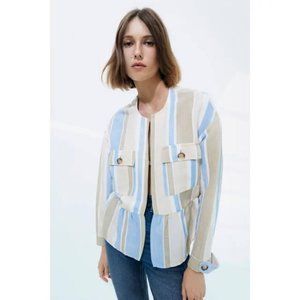 BRAND NEW ZARA linen Jacket